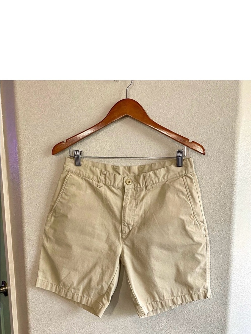 Men's  Patagonia organic Cotton khaki Shorts size 30